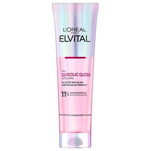L'Oréal Paris Elvital Glycolic Gloss Conditioner Dull Hair Split Ends Nourish - Picture 1 of 6