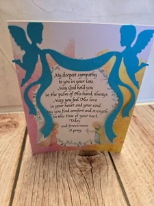 Angel Sympathy Card (Handcrafted) - Picture 1 of 2