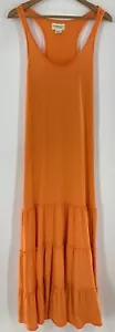 Ralph Lauren Denim & Supply Maxikleid orange Jersey Baumwolle Stufen Größe S sehr guter Zustand T2 - Bild 1 von 8