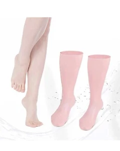 Silicone Moisturizing Socks Cracked Dry Knee Length Care Protectors Sock - Picture 1 of 1