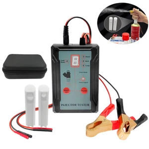 Fuel Injector Tester Cleaner 8 Pulse Modes 4 Test Leads DIY Cleaning Tool Kit - Picture 1 of 11