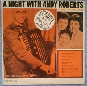 SIGNED EX A Night With Andy Roberts & Schmitz Sisters LP MLB MNNESOTA TWINS - Picture 1 of 4