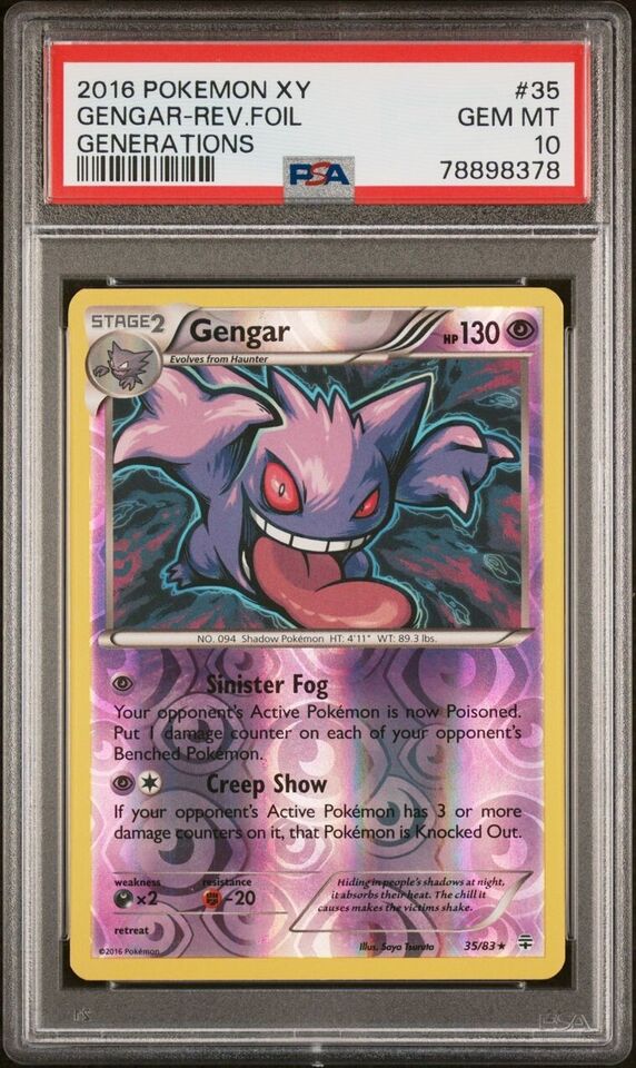  Pokemon - Gengar (35/83) - Generations - Holo : Toys