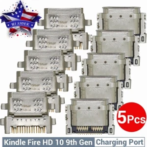 5 Pack USB Charging Port Dock For Amazon Kindle Fire HD 10 9th Gen 2019 M2V3R5 - Picture 1 of 8