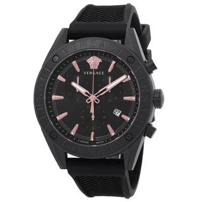 Reloj para hombre Versace V-Chrono cuarzo esfera negra VEHB00419 Foto 1 de 3