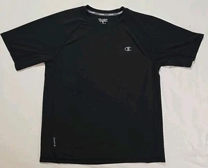 Champion Performance Vapor Men's Basic Gym T-Shirt Solid Black Size Medium - Picture 1 of 8
