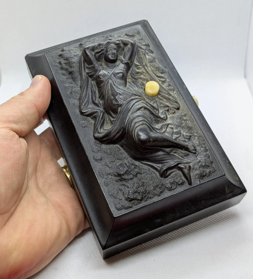 ANCIENNE RARE SONNETTE DE TABLE EROTIQUE MAISON CLOSE NAPOLEON 3 - FIN 19ème - Photo 1/4