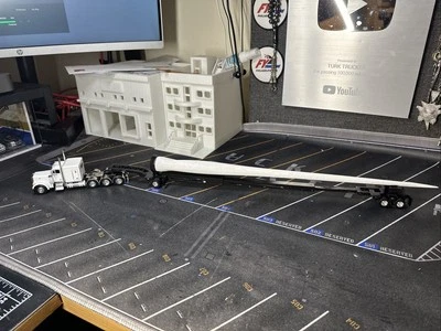 1/64 For DCP Custom Made Heavy Haul Trailer with Wind Blade Load - Image 1 of 4