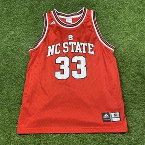 Nc State Wolfpack Trikot Adidas Herren Medium Vintage Ncaa Basketball #33 rot - Bild 1 von 14