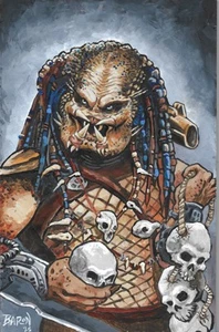 Predator.........original acrylic paint illustration - Bild 1 von 3