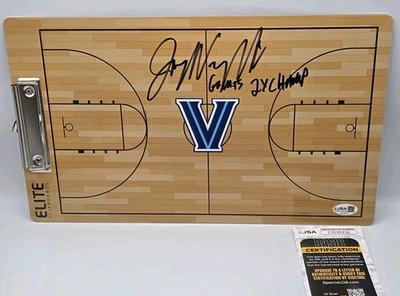 Jay Wright Head Coach Villanova Wildcats Signed Clipboard National Champions JSA - Image 1 of 3
