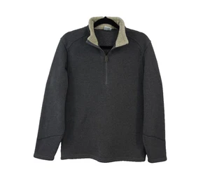 Columbia Quarter Zip Fleece Sweater Jacke Grau Herren S Outdoor Wandern - Bild 1 von 9