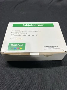 9 Sealed New Inkjetcorner Ink Cartridges PGI-250XL W Og Box 16/20 CT Exp Dec2024 - Picture 1 of 6