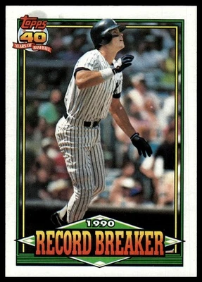 1991 Topps 40 #4 Kevin Maas Record Breaker Foto 1 de 2