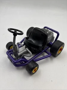 🔥🔥Kart Ufficiale Mario Kart 64 Wario's Viola Pull Back Kart Toy Biz 1999 Testato - Foto 1 di 6