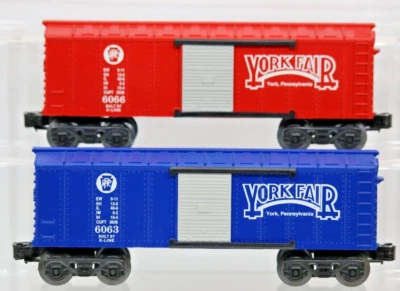 K-LINE O GAUGE PENNSYLVANIA  YORK PA. FAIR - BOX CAR Lot of 2 1:48 Scale - Image 1 of 4