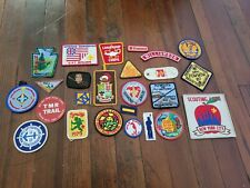 Vintage Lot (25)  Boy Cub Scout Patches 70s 80s Mixed Lot Most NEW OLD STOCK b