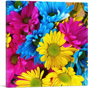 ARTCANVAS Colorful Flowers Home decor Canvas Art Print