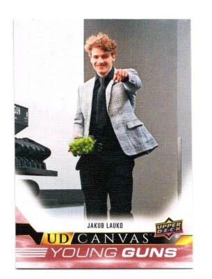2022-23 Upper Deck Series 2 - UD Canvas Young Guns #C224 Jakub Lauko (RC) - Image 1 of 2