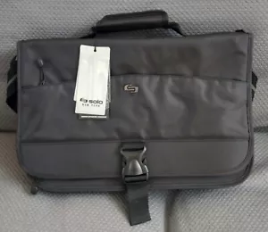 Solo NY Conquer Expandable Messenger 17”x10” Computer Laptop Bag NWT - Picture 1 of 7