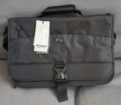 Solo NY Conquer Expandable Messenger 17”x10” Computer Laptop Bag NWT - Image 1 of 4