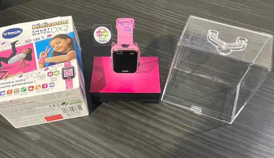 vtech Kidizoom Smart Watch DX2 rosa, Touchscreen, 2 Kameras, Kinderuhr mit Vögel - Bild 1 von 1
