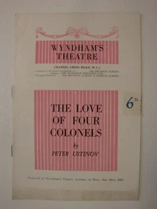 The Love Of Four Colonels, Wyndham's Theatre 1951 (Peter Ustinov, Moira Lister) - Picture 1 of 3