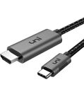 Uni USB-C to HDMI 3ft Cable [4K@60Hz High Refresh] Thunderbolt 3 HDMI MacBook