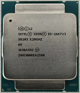 Intel Xeon E5-2667 V3 SR203 3.20GHz 20M 8-Core LGA 2011-3 R3 Server CPU 135W - Picture 1 of 2
