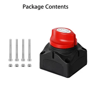 600A Auto Batterie Trennschalter Hauptschalter Boot StromschalterKFZ LKW-Switch - Bild 1 von 9