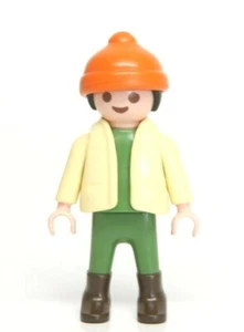 Playmobil Figura Navidad Invierno Fun Boy Child Chaqueta amarilla "hinchada" Sombrero 4647 - Imagen 1 de 1