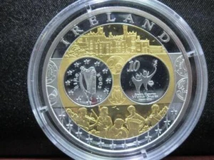 Silbermedaille 999er - Irland - Kylemore Abbey 2005 - PP + Zert. SH7243 - Picture 1 of 2