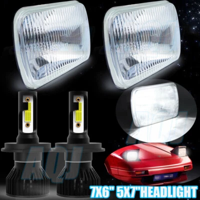 5x7 7x6 Hi/Lo Beam LED Headlights for For Toyota MR2 1985-1995 Corolla 1981-1992 - Image 1 of 4