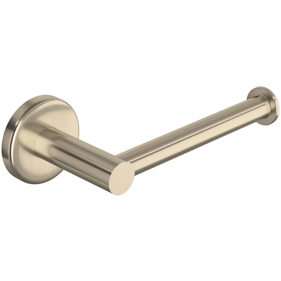 Soporte de papel higiénico Rohl LO8STN Lombardia de un solo poste, níquel satinado Foto 1 de 1