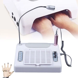 Aspiradora para arte en uñas salón colector de polvo lámpara taladro máquina 30000 rpm - Imagen 1 de 12