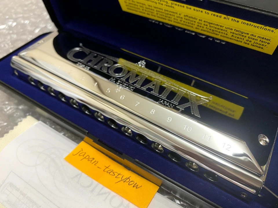 SUZUKI SCX-56 Chromatix Series Standard Harmonica C 14 Hole NEW - Image 1 of 4