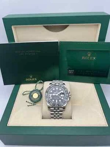 2025 Rolex GMT-Master Ⅱ 40mm 126710GRNR Bruce Wayne Gray Black Jubilee Box Paper - Picture 1 of 13