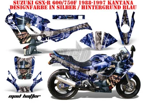 KIT GRÁFICO DE DECORACIÓN DE CARRERAS AMR SUZUKI GSX-R 600/750/1000/1300 MAD HATTER B - Imagen 1 de 12