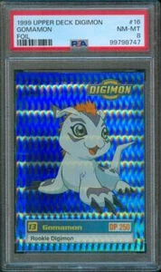 1999 Upper Deck Digimon GOMAMON Foil #16 PSA 8 - Picture 1 of 2