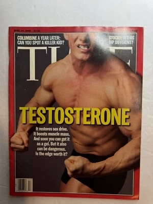 Time Magazine (April 24, 2000) (Testosterone, Sex Drive, Muscle Mass, Dangerous) - Image 1 of 2