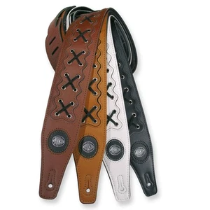 ░▒▓█ GAUCHO Buffalo Lace Gitarrengurt █▓▒░ Schnürung gepolstert 648 - Picture 1 of 5
