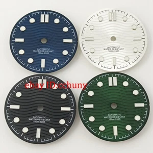 31 mm sterile Uhr Zifferblatt passend für NH35 NH36 Miyota 8215 DG2813 ETA 2824 2836 Uhrwerk - Bild 1 von 9