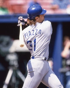 1996 Los Angeles Dodgers MIKE PIAZZA 8x10 Photo Baseball Print Glossy Poster - Picture 1 of 1