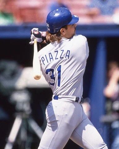 1996 Los Angeles Dodgers MIKE PIAZZA 8x10 Photo Baseball Print Glossy Poster Cover
