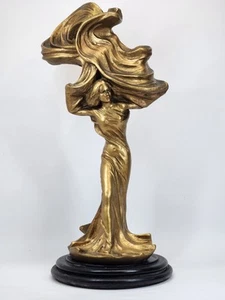 Vintage Austin Productions 1982 The Veil Dancer Sculpture 18" Art Nouveau - Picture 1 of 14