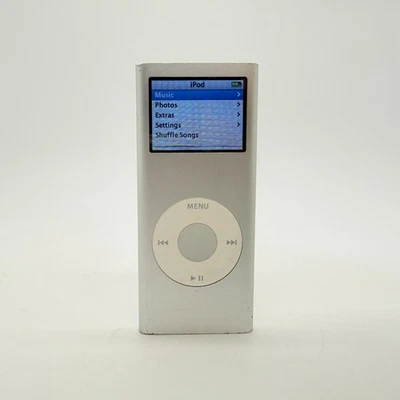Apple iPod Nano 2nd Generation Silver 4GB MP3 A1199 MA426LL/A - Tested - Image 1 of 4