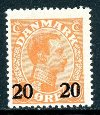 Dinamarca 1926 Definitivo 20/30 Minerales Naranja Scott #176 MNH N208 Foto 1 de 4