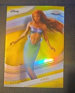 2025 Disney Topps Chrome Ariel Yellow /275 #63 - Picture 1 of 6