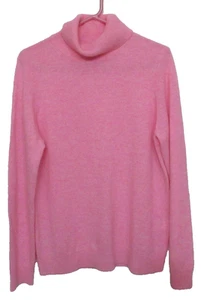 Charter Club Luxury Collection 100% Cashmere Sweater Size Large Pink Turtleneck - Picture 1 of 6