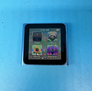 Apple IPOD NANO 6th Gen A1366, Blue - Tested - Picture 1 of 8